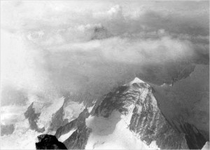 The Matterhorn from the summit of the Zinal Rothorn, August 1967. Photo: Gordon Stainforth