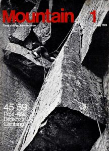 The ground-breaking Mountain magazine, first issue, January 1969